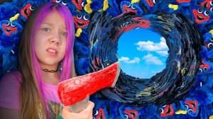 Ksyusha vs Huggy Wuggy and his friends in a scary Quest! How to get out of the poppy playtime quest!