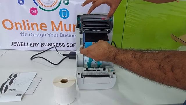 Zebra GC420t Barcode Label Thermal Printer Setting Video смотреть онлайн