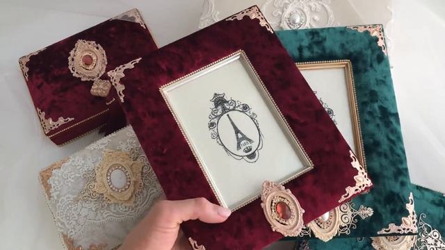 Мастер-класс по изготовлению Шкатулки для украшений и рамки для фото. Обзор курса.