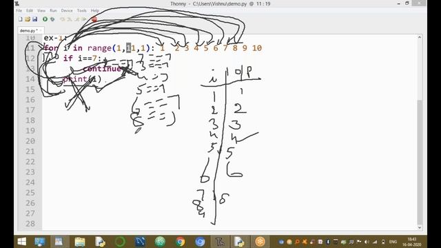 Continue Statement in Python | Python Tutorials with Example | Python Tutorials for Beginners смотреть онлайн