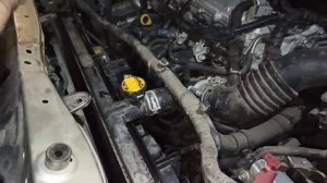 Toyota Noah/Voxy 2011 замена радиатора