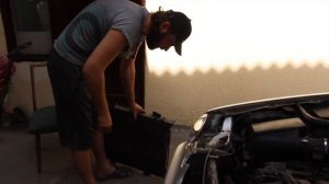 Замена радиатора кондиционера Mercedes W210 без снятия бампера