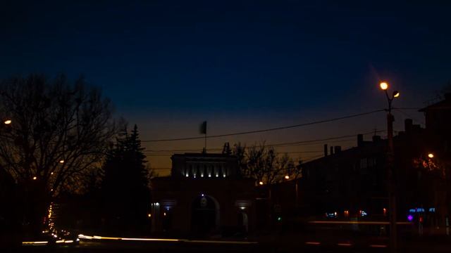 Тифлисские ворота/ Ставрополь/ TimeLaps смотреть онлайн