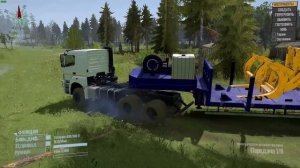 SpinTires: MudRunner К-702 ПК6 + Трал