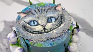 Барельеф на торте. "Чеширский кот" - Я - ТОРТодел!
