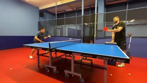 Топ-спин слева. Тренировка топ-спина слева.Обучение настольный теннис. #настольныйтеннис  #pingpong