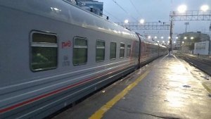 Лотос! Пассажирский поезд: #005Г Москва - Астрахань. Павелецкий Вокзал.