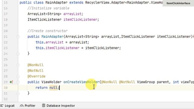 How to Implement Item Click Interface in Android Studio | ItemClickInterface | Android Coding смотреть онлайн
