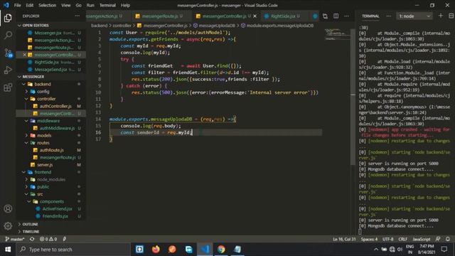 Real Time Chat App Node Js Express Js React Js MongoDB Socket.Io MERN Send Message Friends #18 смотреть онлайн