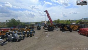 TimeLapse подготовки короткобазового крана Palfinger Sany SRC1200C