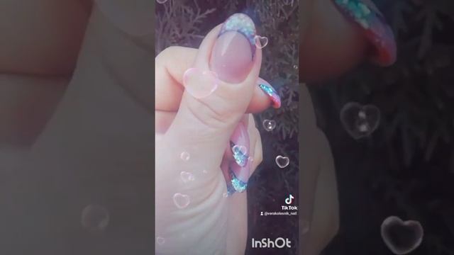 Выкладной френч #shorts #nail #nailart #маникюр2021 #ногти2021