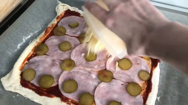 СЛОЕНАЯ ПИЦЦА для ленивых