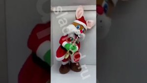 символ 2023 года Кролик танцует, поёт, прикольно играет