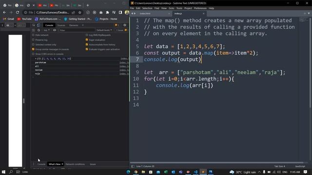 What is the map () function and how does it work in JavaScript?