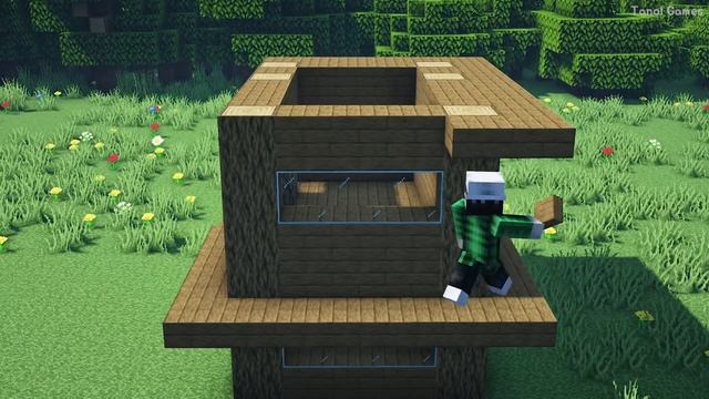 ⚒️ Minecraft | How To Build a Small survival wooden house