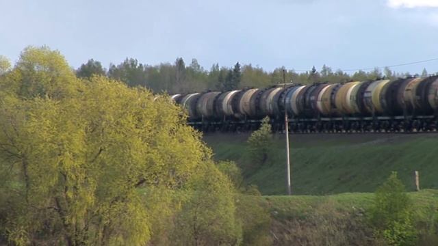 [RZD] 2TE116, Lovat' river bridge смотреть онлайн