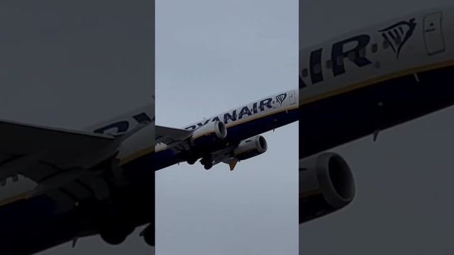 Ryanair Boeing 737 MAX 8-200 ( EI-HGX ) taking off from Oslo Sandefjord Torp Airport