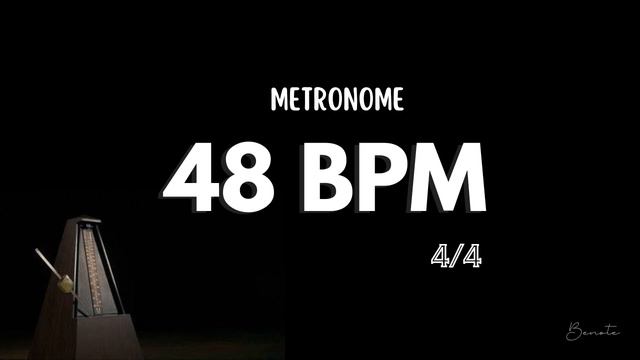 48 BPM 4/4 METRONOME смотреть онлайн