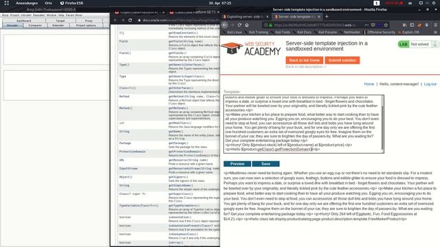 Server side template injection in a sandboxed environment (Video solution) смотреть онлайн