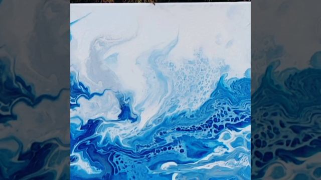 Карина в технике жидкий акрил. Холст 40х60 см.#0015 смотреть онлайн