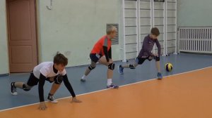 Обучение волейболу детей. Разминка
