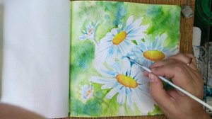 Как нарисовать ромашки