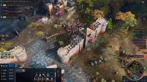 Age of Empires 4 - 4v4 NOMAD EPIC SIEGE AND PUSH | Multiplayer Gameplay