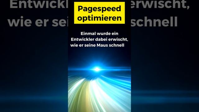 Wordpress schneller machen mit schneller Maus (witzig) - Gefällt es dir? 👇#Webseitenladezeit-Short