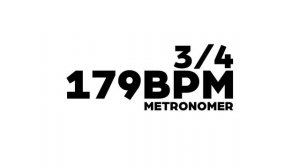 179 BPM Metronome 3/4