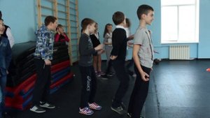Веселые старты 4 - А класса. ЧСШ № 1.