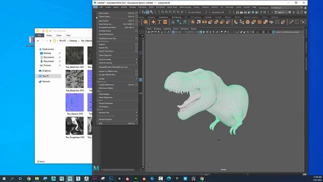 Exporting UDIM Textures from Substance to Maya (Arnold) смотреть онлайн
