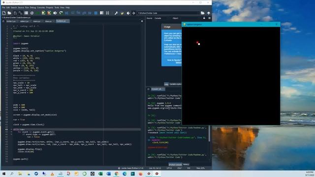 7: Homework Explained, Pygame, Python