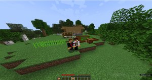 сделал ферму в майнкрафт.