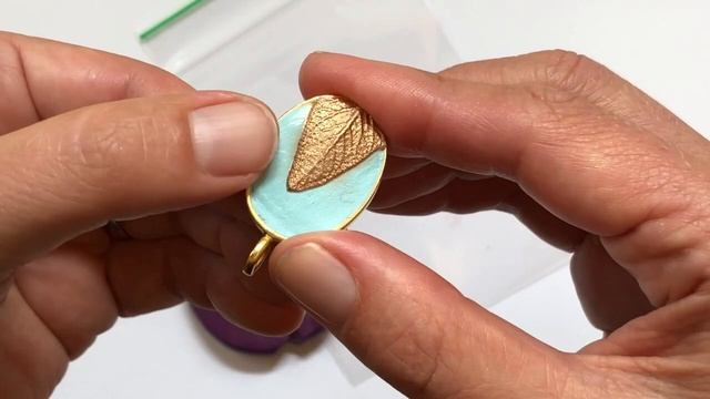 Fast Video | Create Texture w/ Silicone Mold, Colorized Crystal Clay, Pearl Ex Powders & Resin смотреть онлайн