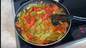 ТУРША по армянски ФАСОЛЬ в томатном соусе Կանաչ լոբին լոլիկի թանձրուկի մեջ