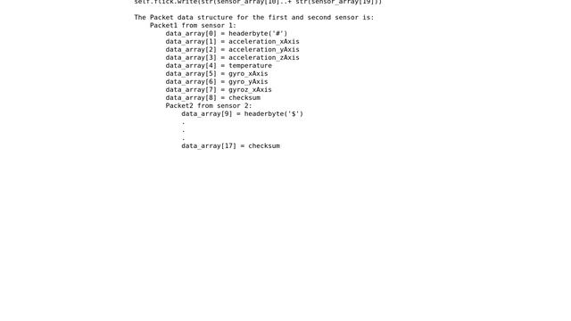 Arduino: Unpacking Arduino binary data on a python sketch