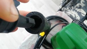 как подключить минимойку, забор воды из емкости, FinePower HPC622 (мойка высокого давления),