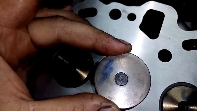 Результат замены направляющих клапанов.