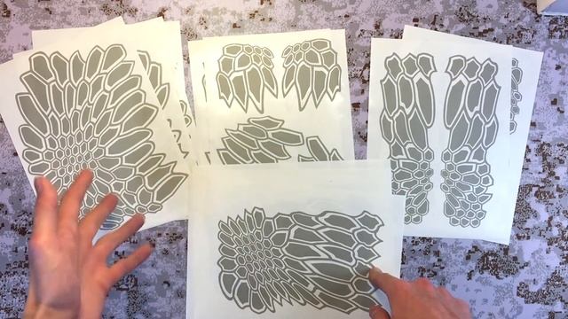 Трафареты для покраски оружия от компании LANDSCAPE смотреть онлайн