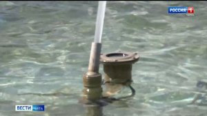 Как работает фонтан на площади Ленина в Чите