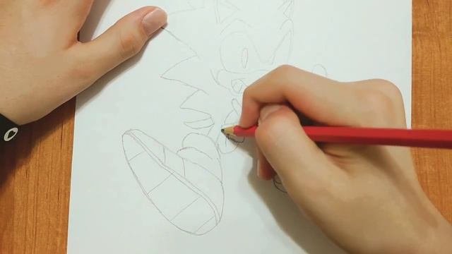 Как нарисовать Соника #sonic#соник#рисованиедляначинающих#рисунок