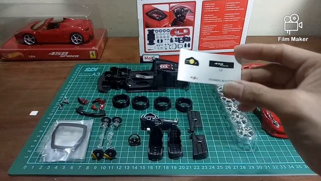 Ferrari 458 Italia - Maisto Assembly Line 1:24