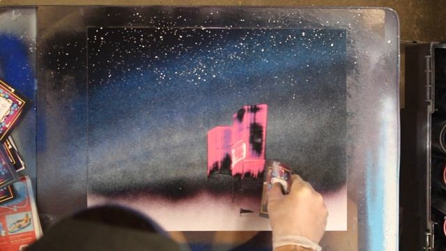 Spray Paint Art Tutorial - Spray Paint Art Cities Tutorial - How To Paint A City With Spray Paint смотреть онлайн