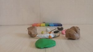 Как слепить тиранозавра из пластилина (часть 1)