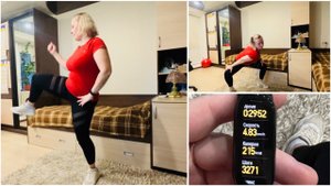 ДЕНЬ 6. Домашняя тренировка. Ходьба. Аэробика. Тренируем ноги. 3000 шагов.