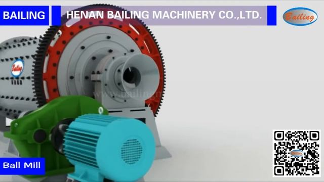 3D детализация шаровой мельницы и съемка работы