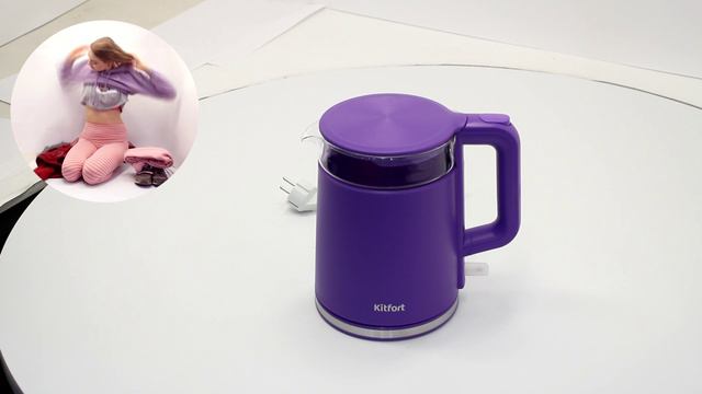 Смотри распаковку чайника KITFORT KT-6124-1 в НИКС Компьютер
