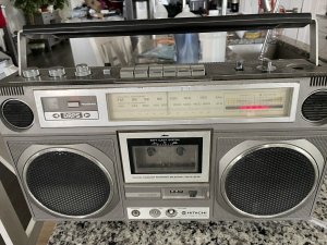Hitachi trk-8020H Boom box Stereo cassette recorder -ЯПОНИЯ -ИЮНЬ -1980 ГОД-редкий очень