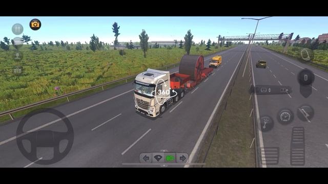 Realistic Mercedes-Benz ACTROS L 2023 Model Truck Simulator Ultimate Mobile Gameplay смотреть онлайн