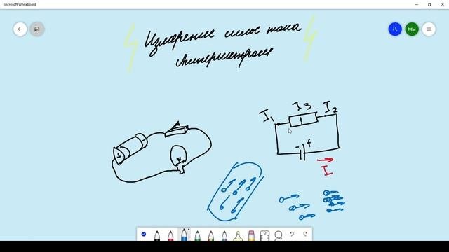 Измерение силы тока амперметром | Физика